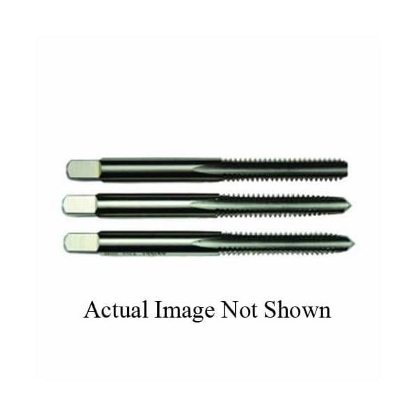Morse Hand Tap Set, Straight Flute, Series 7500, Metric, 3 Piece, M24x2 Size, Ground Thread Standard, 27 38229 - main